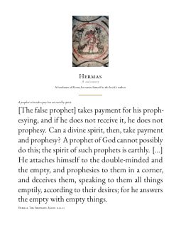 Quote card 3: Hermas