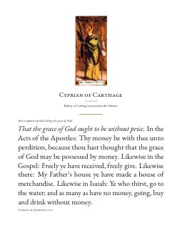 Quote card 5: Cyprian of Carthage