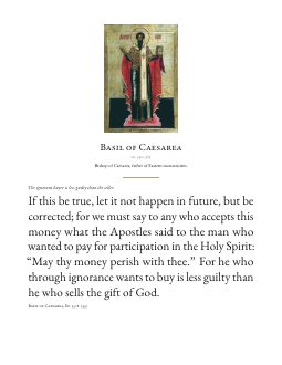 Quote card 6: Basil of Caesarea