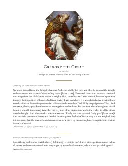 Quote card 14: Gregory the Great