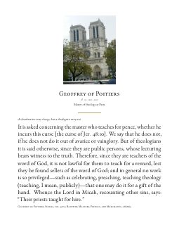 Quote card 22: Geoffrey of Poitiers