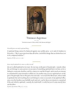 Quote card 24: Thomas Aquinas