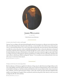 Quote card 27: John Wycliffe