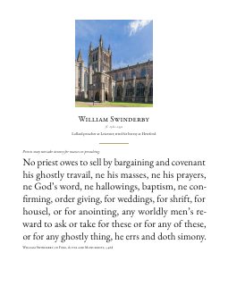 Quote card 32: William Swinderby