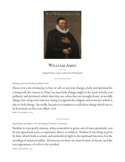 Quote card 40: William Ames
